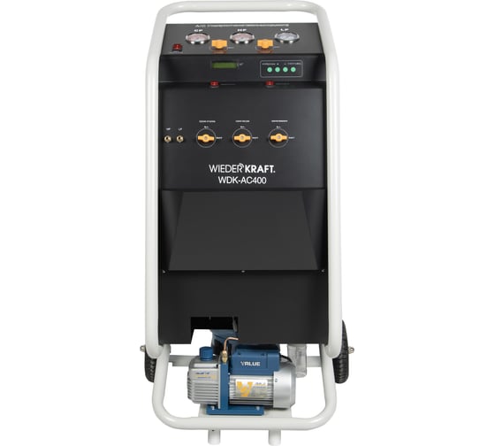 Установка для заправки автомобильных кондиционеров WIEDERKRAFT ручная WDK-AC400 1