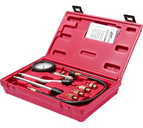 Компрессометр для бензиновых двигателей, с набором адаптеров JTC-4077