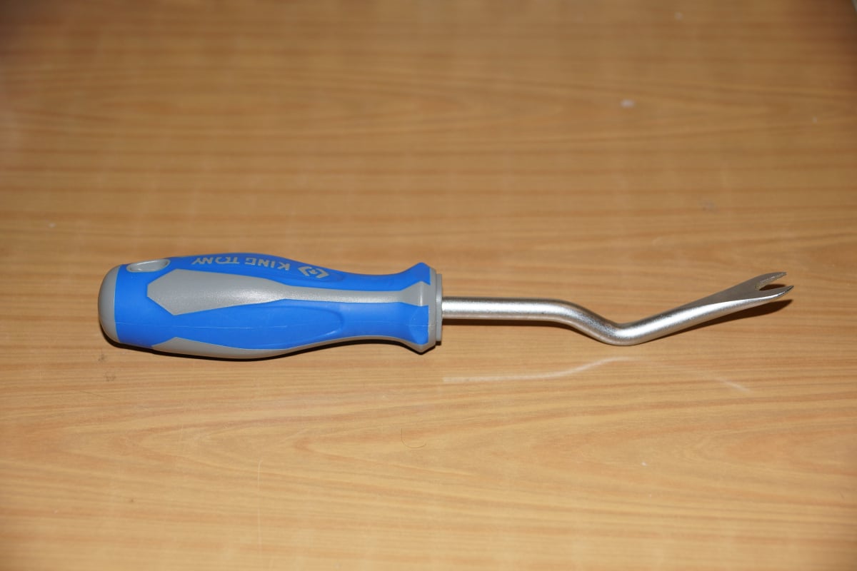 Съемник клипс обшивки салона KING TONY 120 мм зев 8 мм 43280212 ...