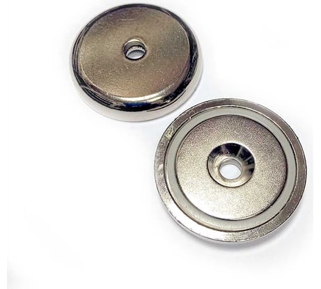 Магнитное крепление с зенковкой Проф-Магнит А42, сцепление 37 кг, 2 шт. PMYP-A-42