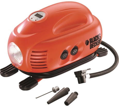 Автомобильный компрессор 12В Black+Decker ASI200