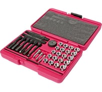 Набор метчиков для восстановления резьбы под свечи накаливания 33 предмета в кейсе JTC -4053 668259