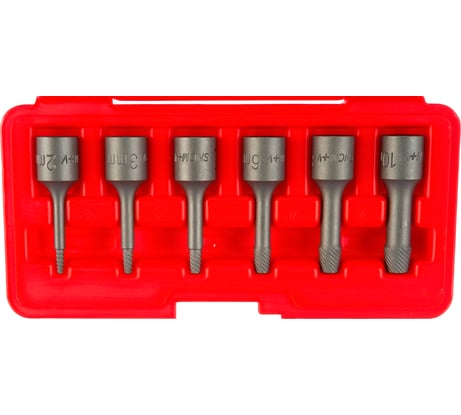 Набор экстракторов для поврежденных болтов 6шт. JTC -1542 668499