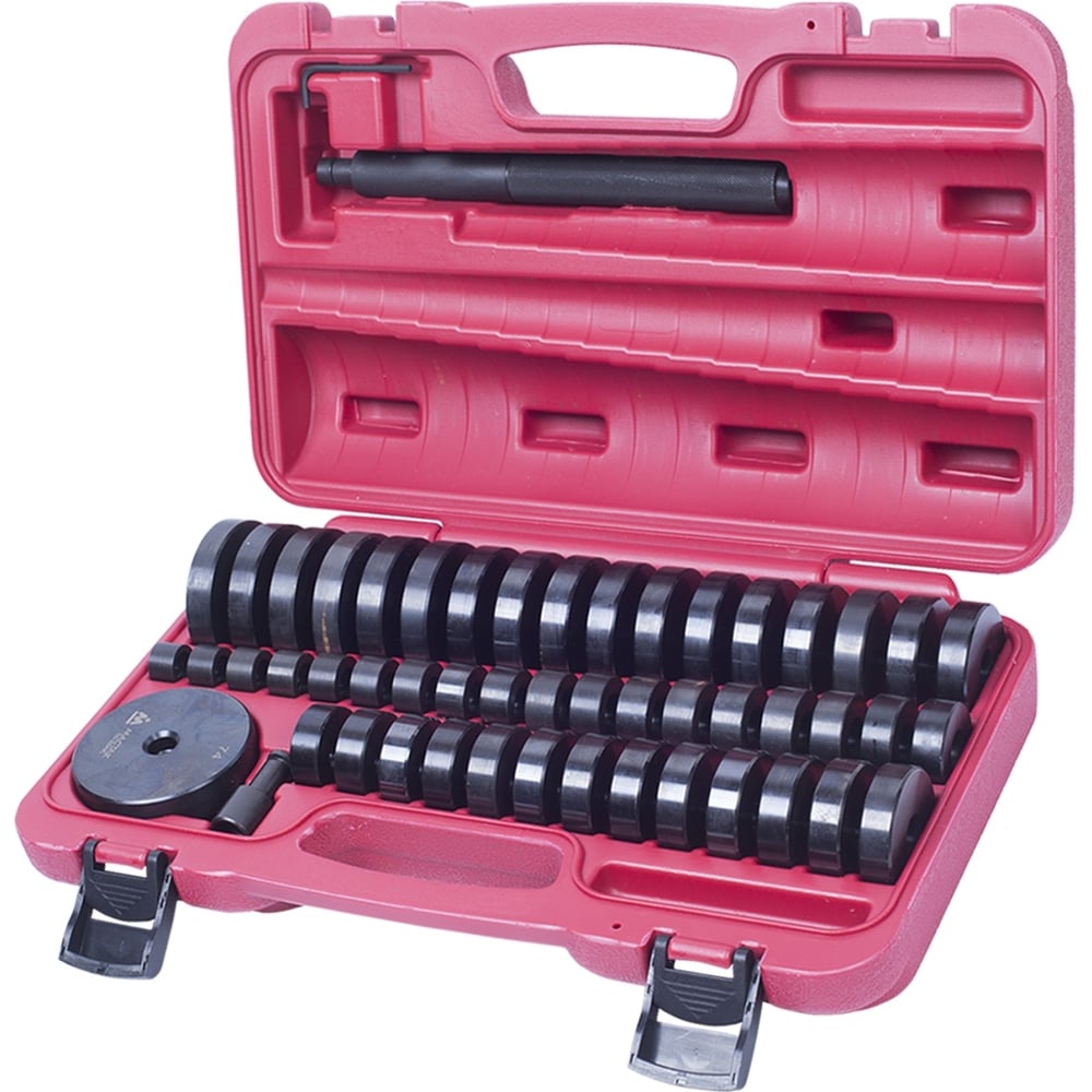 Набор оправок для монтажа и демонтажа подшипников, 49 предметов МАСТАК ...