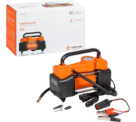 Двухпоршневой компрессор Airline X5 50л/мин., 10 АТМ CA-050-16S