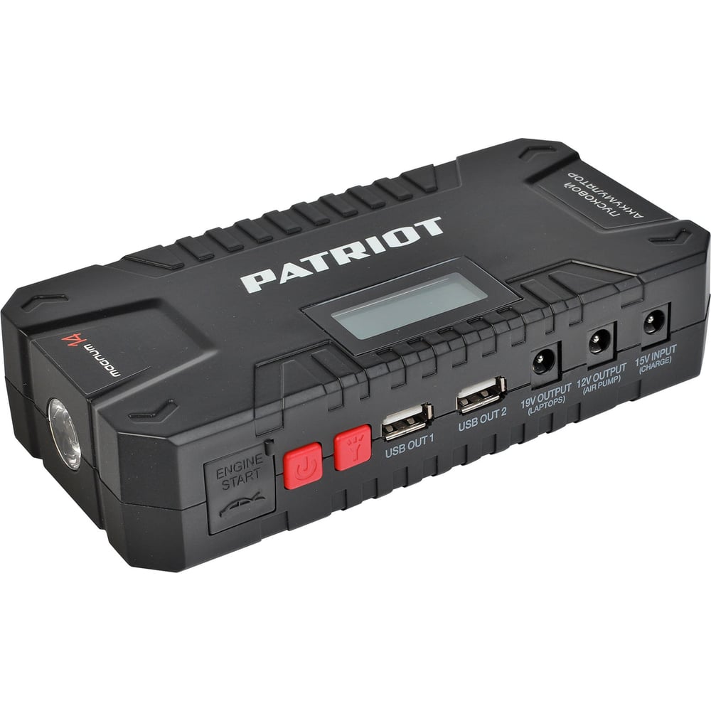 Пусковой многофункциональный аккумулятор Patriot MAGNUM 14 650201614 ...