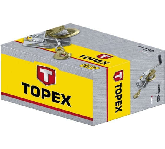 Канатная лебедка с храповым тормозом TOPEX 97X087