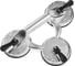 Стеклодомкрат ЗУБР Профессионал алюминиевый, профессиональный, тройной, 140кг 33723-3 1