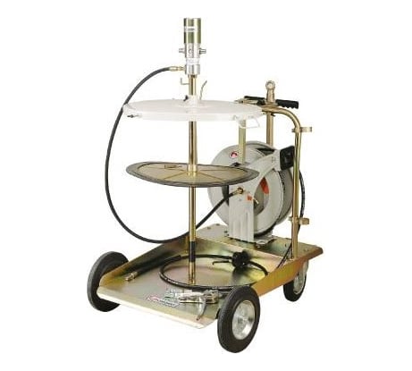 Пневматический солидолонагнетатель для бочек 200 кг с тележкой Lubeworks 1700536R