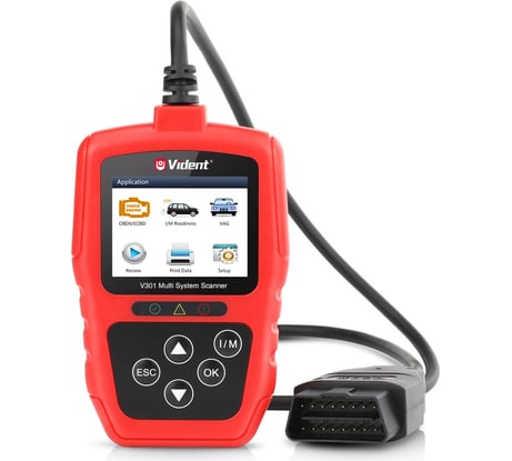 Диагностический сканер VIDENT OBD2 2.4" V301