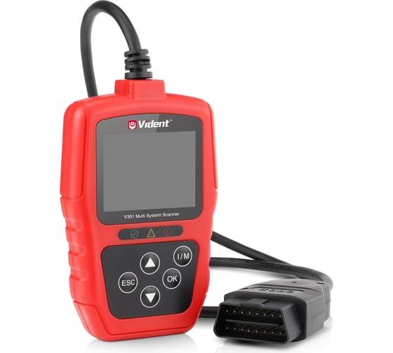 Диагностический сканер VIDENT OBD2 2.4" V301