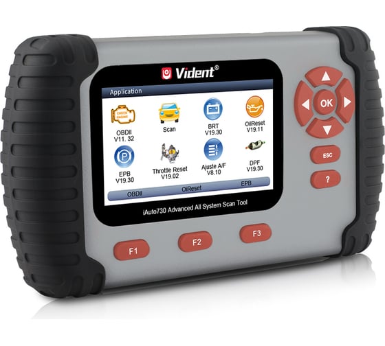 Диагностический сканер VIDENT OBD2 4.3” iAuto730RU