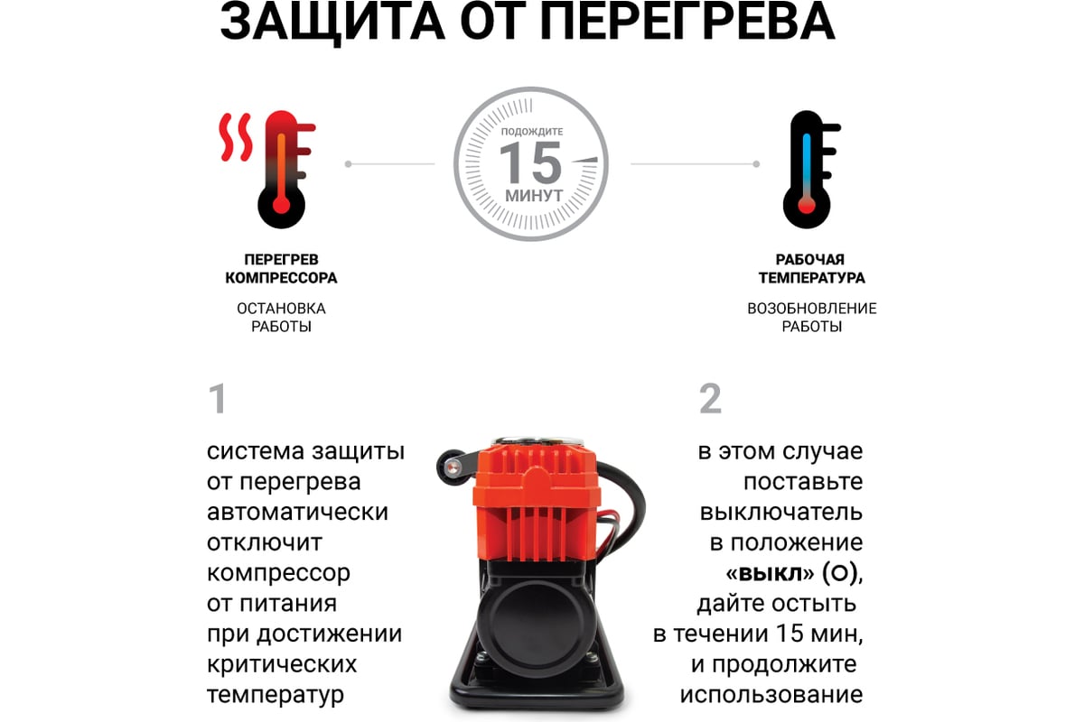 Воздушный компрессор Агрессор 300 л/мин, 12 В/90 А, шланг 8 м, шнур питания  2.4 м, питание от акб AGR-300K - выгодная цена, отзывы, характеристики,  фото - купить в Москве и РФ