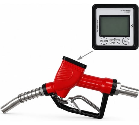 Топливораздаточный пистолет с цифровым счетчиком LLY-25A Petroll 1207