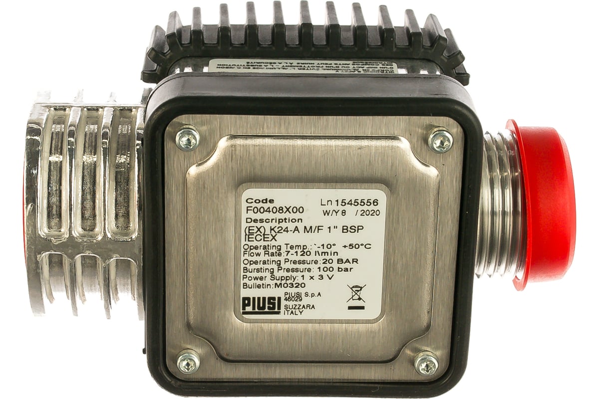 Электронный расходомер для бензина PIUSI K24 A M/F 1 BSP ATEX/IECEx ...