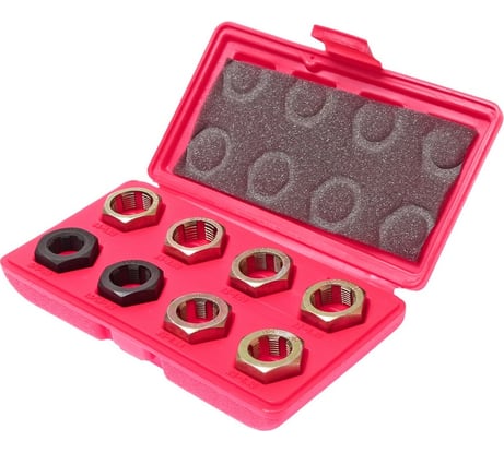 Набор инструментов для восстановления резьбы оси ШРУСа 8 предметов кейс JTC -3917 700201