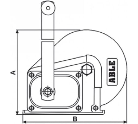 Ручная лебедка ABLE BHW 1200