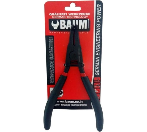 Съёмник внешних стопорных колец BAUM D=19-60мм, 1,8мм, разжим 90гр. 111-7EB 1