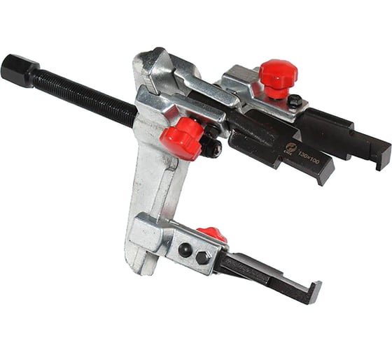 Винтовой съемник CNIC TD0704SSA/2 130x100 мм, 3 захвата, передвижной, с фиксаторами 64841 1