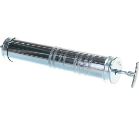 Плунжерный маслозаливной шприц 500мл, сталь, шланг 350мм JTC-JW0821