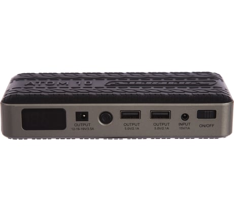 Пусковое устройство нового поколения Aurora ATOM 10 12В, 9600мАч, 35.5Вт*ч, 300/600А 18906