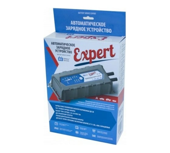 Зарядное устройство Battery Service 12В, 2.5А/6A/10A Expert PL-C010P