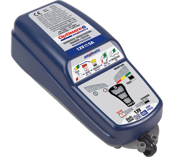 Зарядное устройство Optimate 6 1x0,4-5,0А, 12V TM180SAE