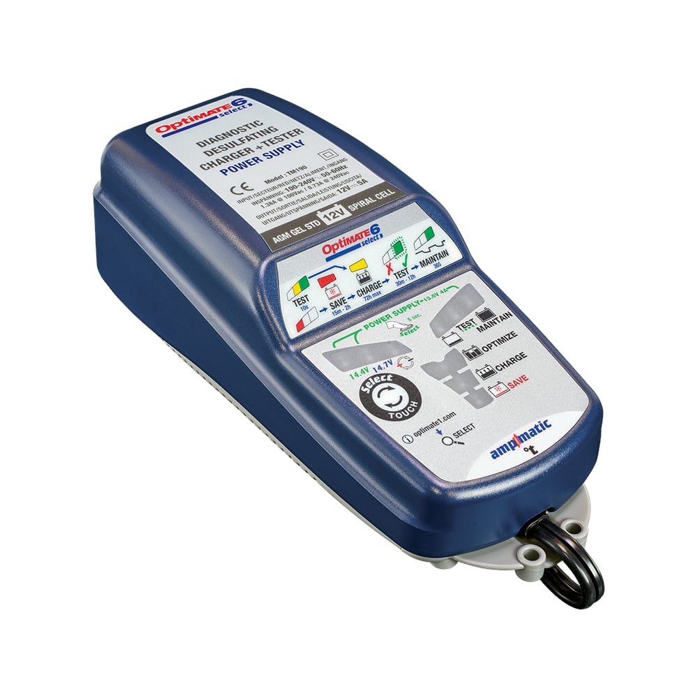 Зарядное устройство Optimate Select 6 TM190 (1х0.4-5, 12V) - выгодная ...