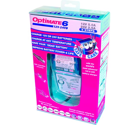 Зарядное устройство Optimate 6 TM194 (12/24V, 1x5/2.5A)