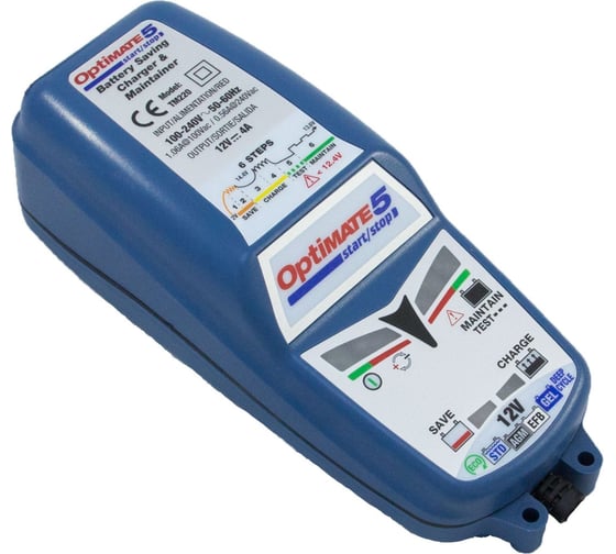 Зарядное устройство Optimate 5 TM220 4А Start-Stop (1x4A, 12V)