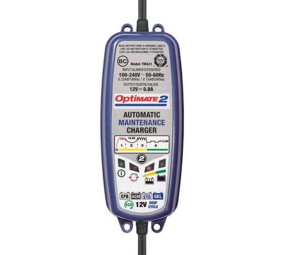 Зарядное устройство Optimate 2 TM420 (1x0.8A, 12V)