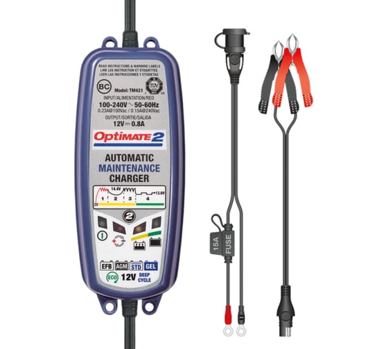 Зарядное устройство Optimate 2 TM420 (1x0.8A, 12V)