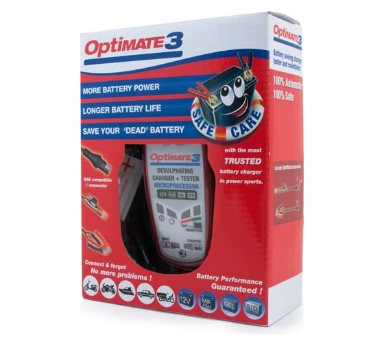 Зарядное устройство Optimate 3 TM430 (1x0.8A, 12V)