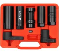Набор головок с вырезом для кислородных датчиков, 7шт в кейсе AIST 67410307 00-00006583