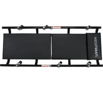 Ремонтный подкатной лежак на шести колесах WIEDERKRAFT складной WDK-86044
