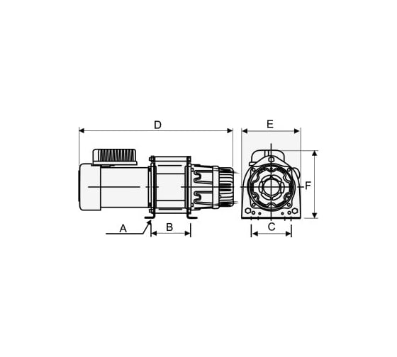 Лебедка Zitrek KDJ-300E1 001-5420
