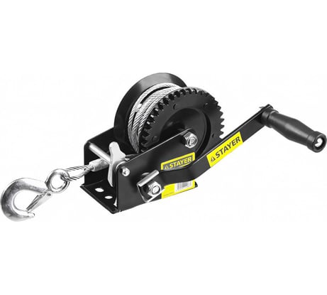 Ручная барабанная лебедка Stayer MASTER 0,45т, 8м 43112-0.5