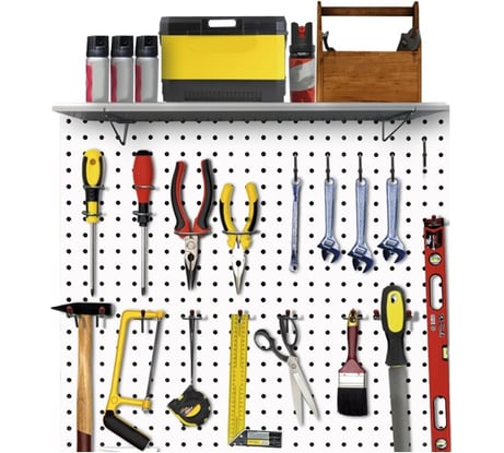 Набор: перфопанель, полка, подвесы ESSE PB-K01