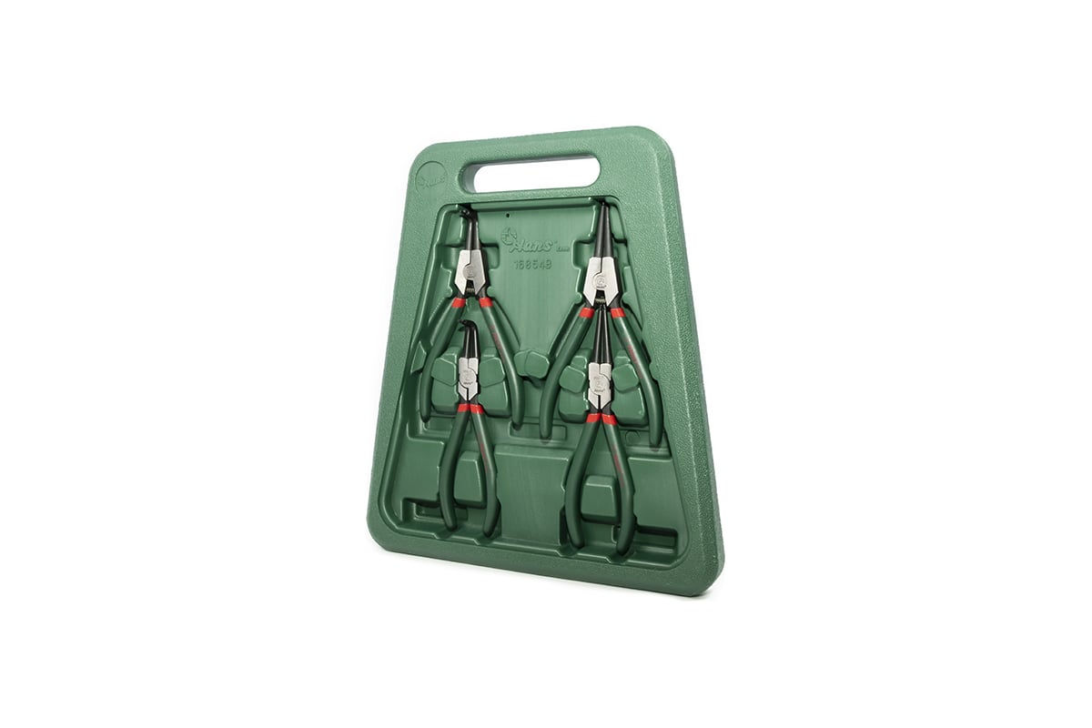 набор съёмников стопорных колец 180ммх4 шт/тетрон. набор съемников стопорных колец 4 шт. набор съемников 160мм + 4 тетрон. набор съемников стопорных колец 4 шт. набор инструментов sparta.