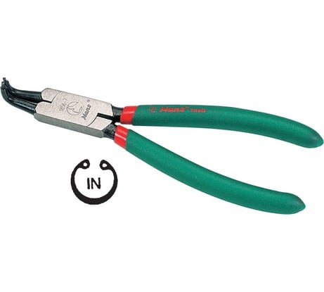 Изогнутый съемник внутренних стопорных колец 310мм Hans 1856-12