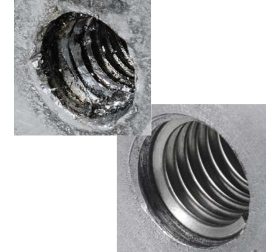 Вставка резьбовая VOLKEL М 6.0x1.0 DIN8140S 3.0xD 6h 1шт V07609