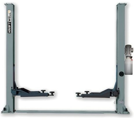 Электрогидравлический двухстоечный подъемник KraftWell KRW4ML (4000 кг)