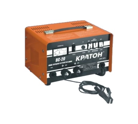 Зарядное устройство для аккумулятора BC-20 (220В, 290/520W, 12/24V) Кратон 3 06 01 005