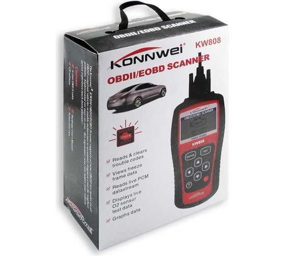 Автосканер Вымпел Konnwei KW 808 OBD2/EOBD/К-line 3065