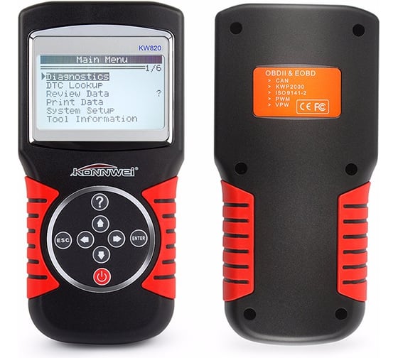 Автосканер Вымпел Konnwei KW 820 OBD2/EOBD 3122