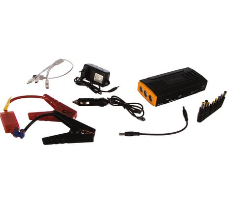 Аккумулятор Airline внешний универсальный Booster 13800 мАч; 2хUSB 5V 2A, 12V/16V/19V, фонарь, пуск ДВС APB-14-06