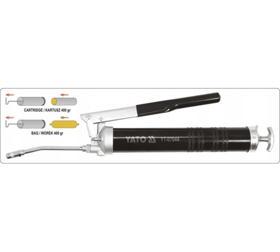 Шприц для консистентной смазки YATO 600 мл YT-07044