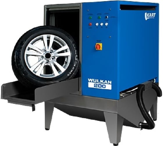 Автоматическая мойка колес гранулами KART Wulkan 200 1
