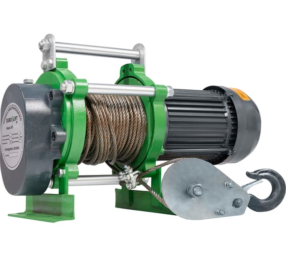 Лебедка электрическая ( электролебедка 300/600кг, 70/35м, U=380v, P3, 50HZ) EURO-LIFT KCD 00019829
