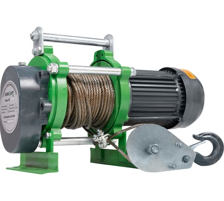Лебедка электрическая (500/1000кг, 30/15м, U=220v, P1, 50HZ) EURO-LIFT KCD 00019835